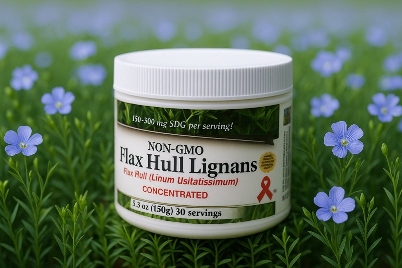 Ancient Seeds & Grains - Better Than Organic - Flax Hull Lignans- Single Jar